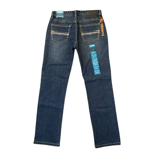 NEW Rock & Roll Denim Men's Revolver Slim Fit Straight Boot Jeans (32x34) - Picture 5 of 9